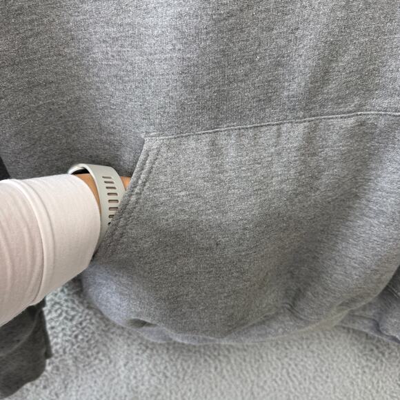 Ravenna Ravens Pullover Hoodie Gray L Large Jerzees Super Sweats Long Sleeve - Picture 6 of 10